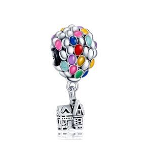 925 Sterling Silver Hot Air Balloon Charm